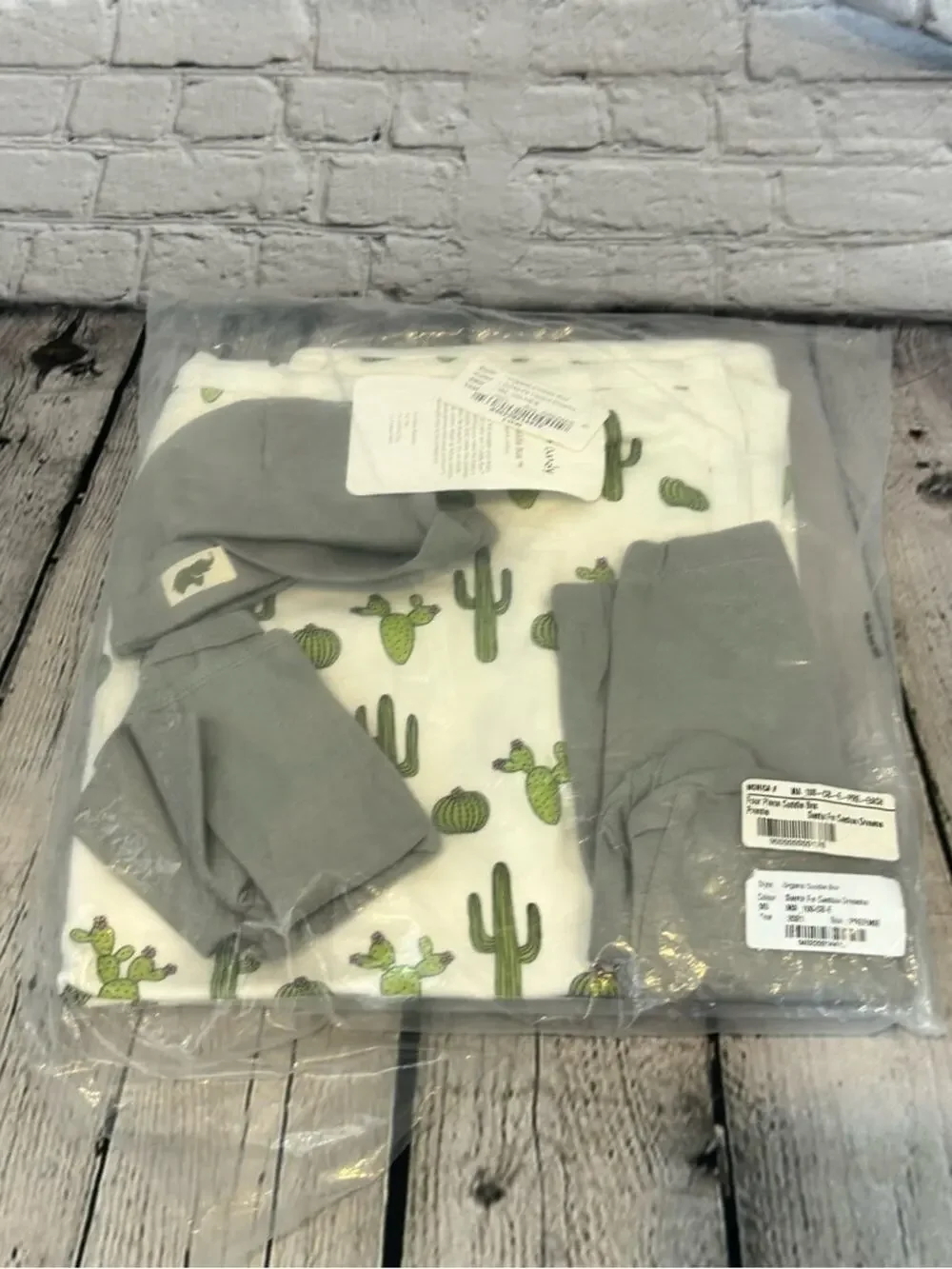 Monica + Andy Cactus Pattern 4 Piece Cuddle Box